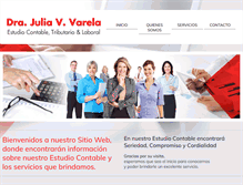 Tablet Screenshot of contadoravarela.com.ar